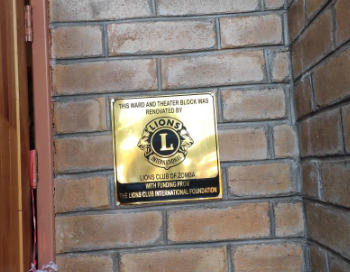 Zomba Lions Sight First Eye Hospital upgrades