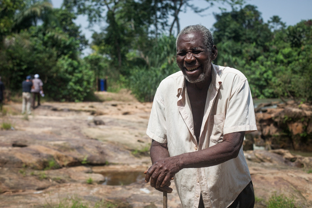 Okechukwu Obodo, atteint de la cécité des rivières, a perdu la vue il y a quinze ans
