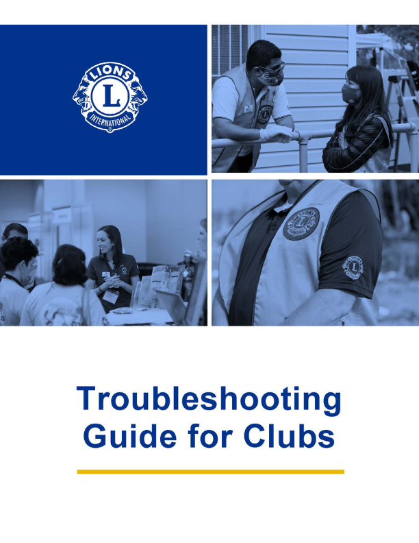 Guía de solución de problemas para clubes