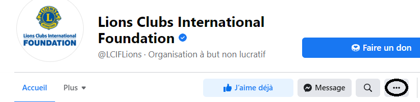 Image montrant où les trois points sont situés sur la page
